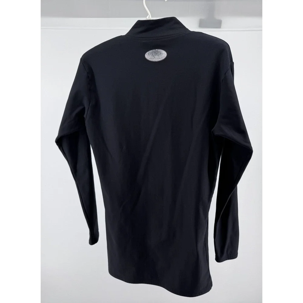 Under Armour ColdGear Compression Mock Neck Shirt Men's Small Black Base Layer